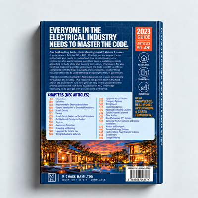 2023 Michael Hamilton's Illustrated Guide to Understanding the National Electrical Code Vol.1