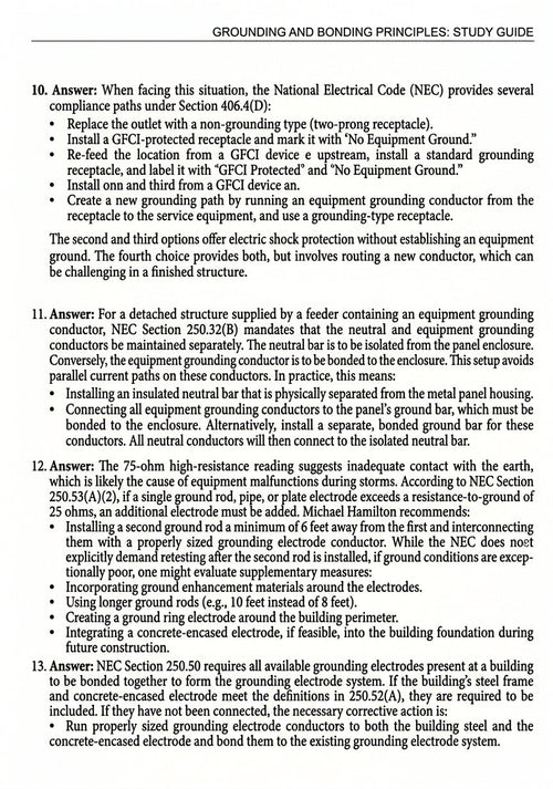 Michael Hamilton's Journeyman Electrician Exam Prep Study Guide 2026 Edition