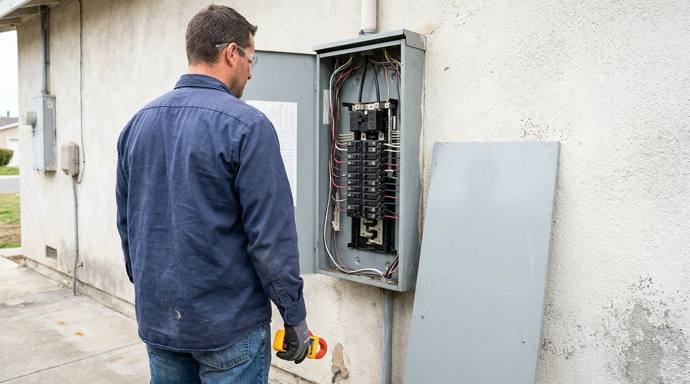 Arc flash on a 200-amp service